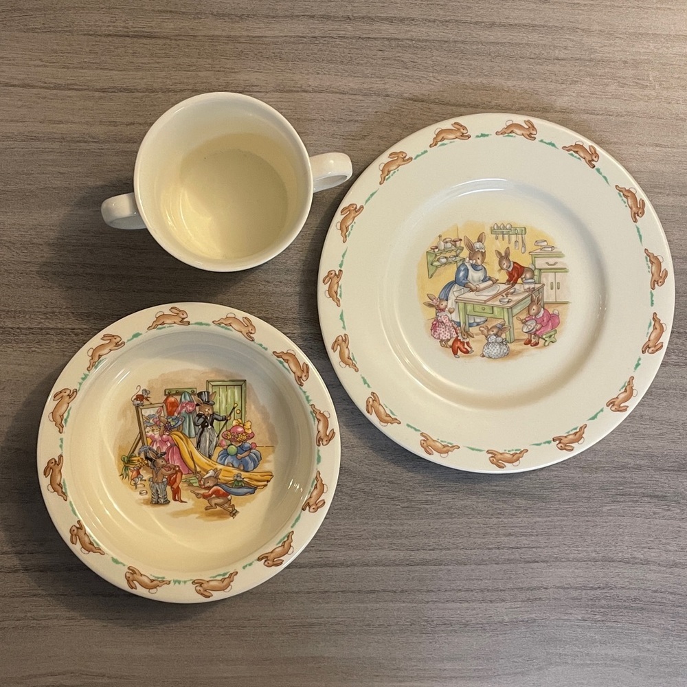 Bunnykins Royal Doulton Set of 3